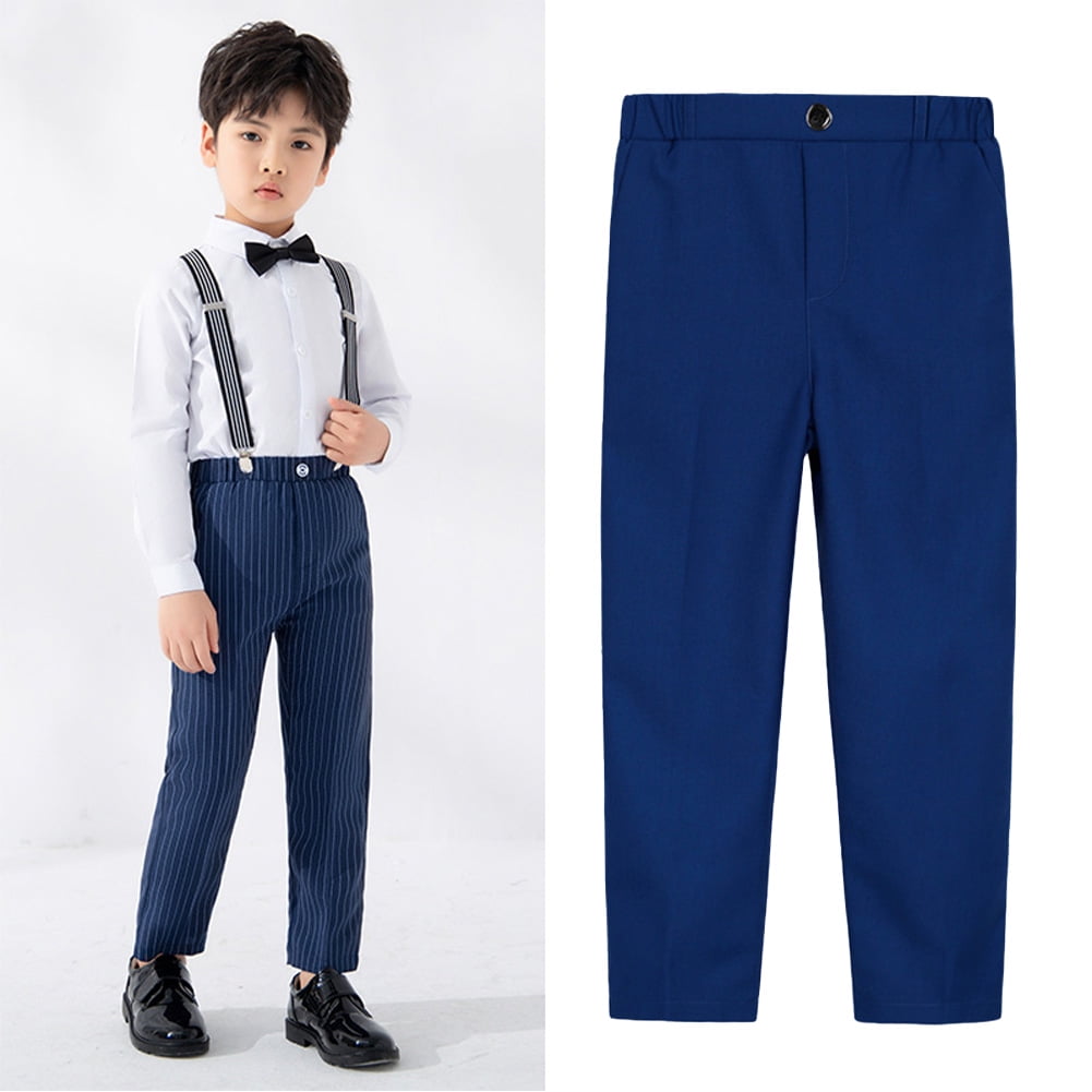 Gender: Boys Cotton Ready Made Navy Blue Stitched Trouser/Pant at Rs  450/piece in Mumbai